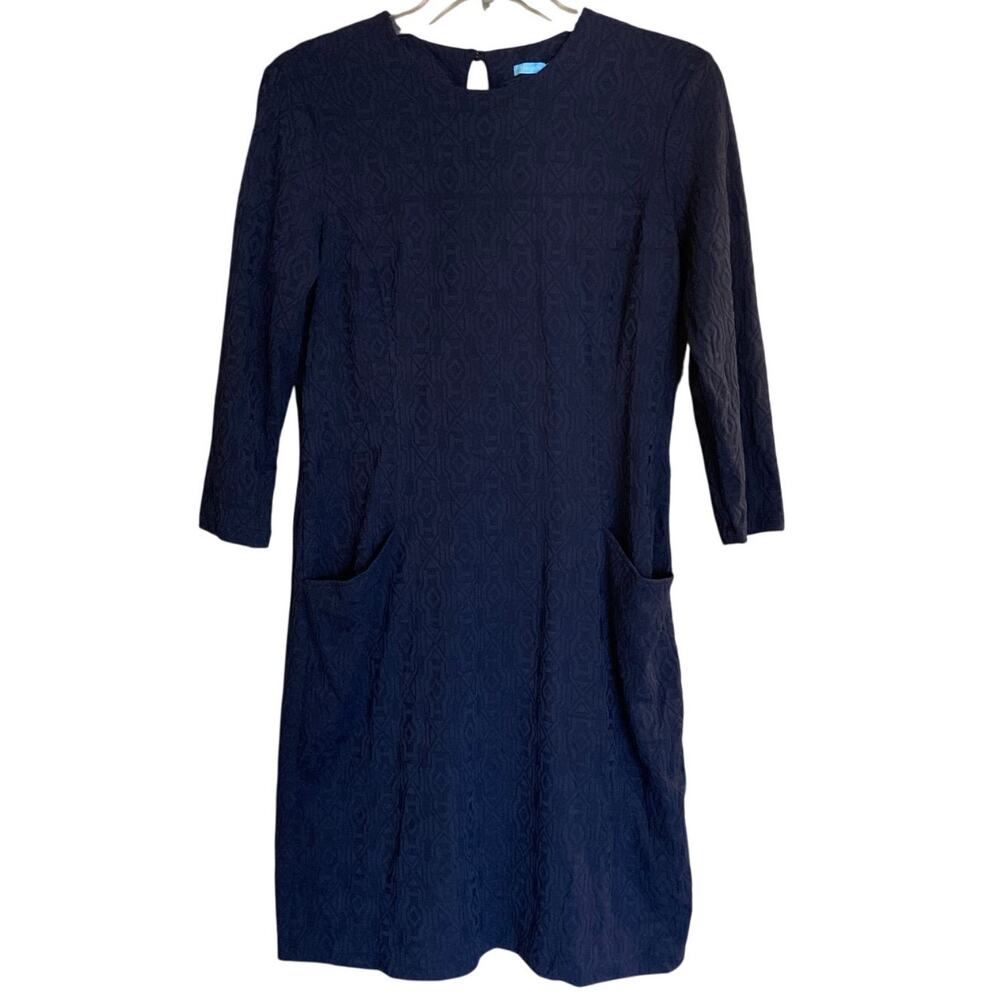 J. McLaughlin Women's Size Large Blue Jacquard Catalyst Dress New with Tag